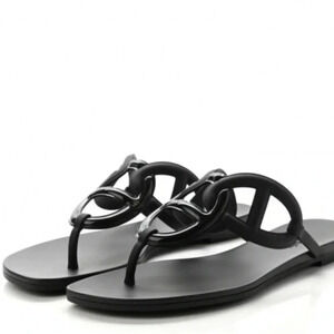 Hermes
Rubber Womens Egerie
Sandals 38 Black